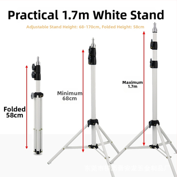 Telefon tripod za fotografiju i live streaming, 3-sekcijski nogar, promjeri cijevi 25.4/22/19/16 mm, SPCC čelik, nosivost 5 kg