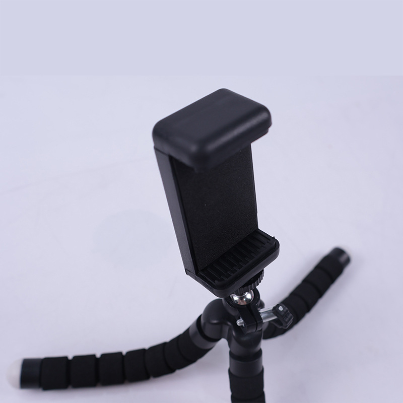 Držač za telefon s metalnom glavom i fleksibilnim nogama u stilu hobotnice, univerzalni, materijal: legura, BFTCX, podrška prilagodbi