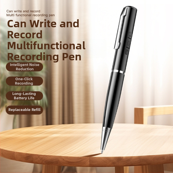 TB-07 prenosný záznamový pero s profesionálnym tlmením šumu, konverzia na text a MP3 prehrávač pre vyučovanie; vnútorná pamäť 128M; napájanie z cigarety auta; nezávislé audio rozhranie Car MP3; balenia 8G/16G/32G