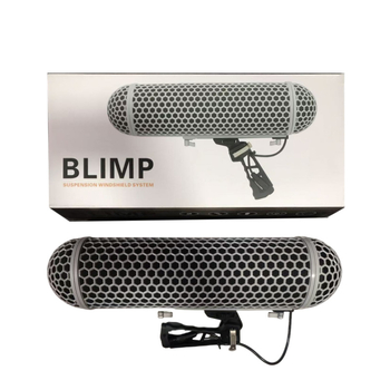 Suport microfon – Antivent, Absorbție a șocurilor, Set din trei piese pentru filmări în exterior, Accesorii ușoare, Greutate 650 g