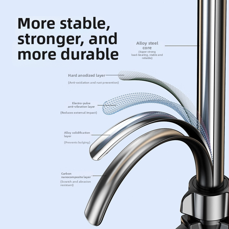 Funsnap selfie štapić za fotografiju i uživo prijenos, aluminijska legura, 850 g