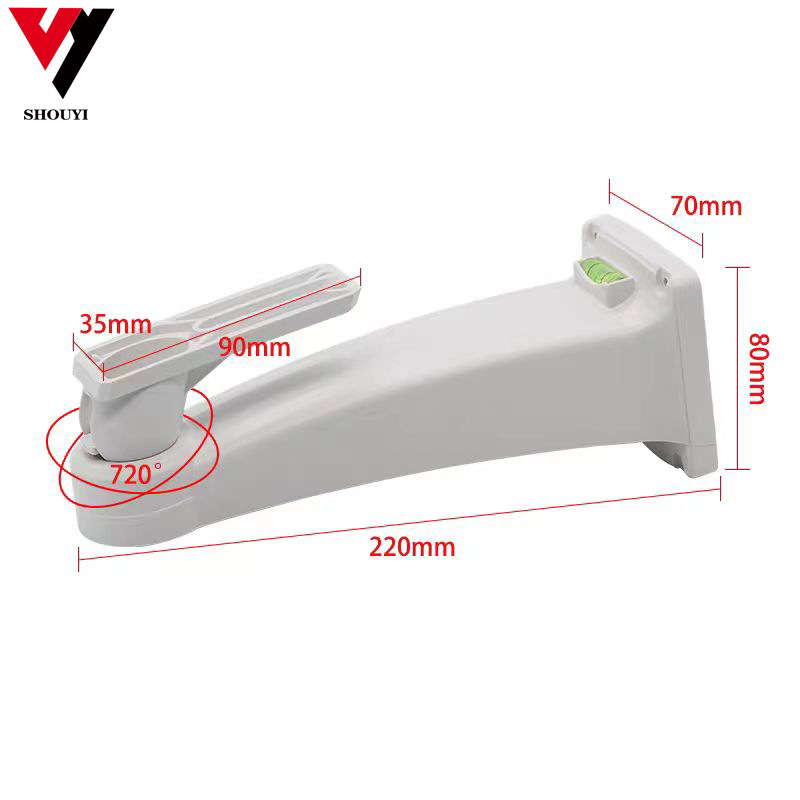 Sejas kameru turētājs — plastmasas, trīs vienā, 360° griešanās