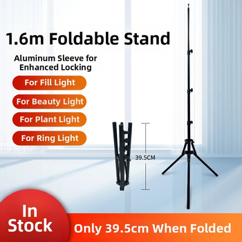 Reverzný skladací fotografický trojnožka z železa a nylonu; nosnosť 3,5–4,5 kg; 4-dielna konštrukcia; priemery trubíc: hlavné 0,4 mm, nožné 0,3 mm.