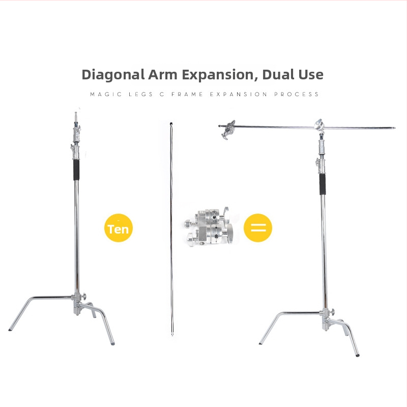 Su Ben Príslušenstvo k lampe, Rám typu C 40-palcový, Hliníková zliatina, Univerzálne, Nosnosť 6–10 kg