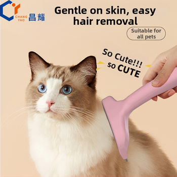 Katės kirpimo šukos, dvejopos paskirties, pašalina laisvus plaukelius, tinka trumpiems ir ilgiems plaukams, prekės ženklas Changyao