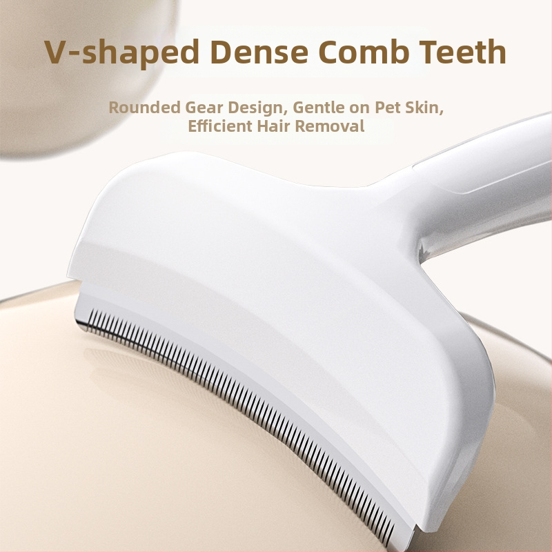 Kaķu ķemme, dubultās darbības ķemme, noņem brīvo matu, piemērots īsam un garam apmatojuma tipam, zīmols Changyao