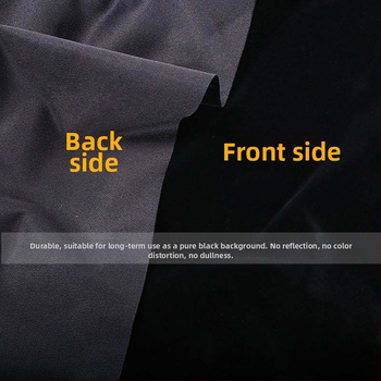 Fotografijų fonas - šviesą sugeriantis, flokotas fonas, storintas; Mirror Shadow 001; produktų fotografavimui; svoris 0.1