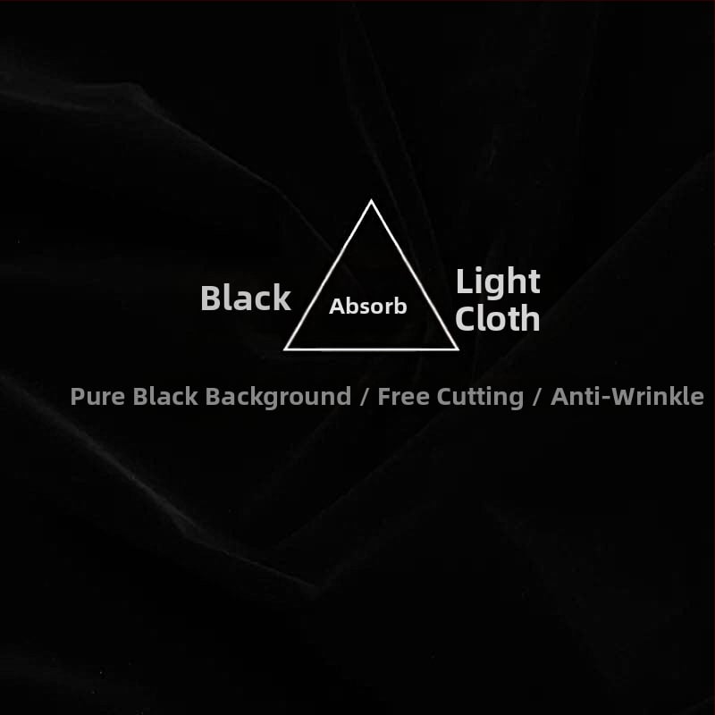 Fotografijų fonas - šviesą sugeriantis, flokotas fonas, storintas; Mirror Shadow 001; produktų fotografavimui; svoris 0.1