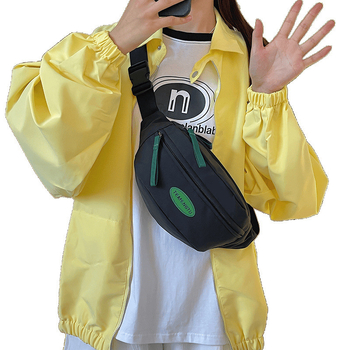 Nylon deréktáska nőknek – 2018 tavaszra kiadás, Mix‑and‑Match stílus, bélés nylon, cipzáras zárás