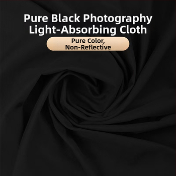 Prekės fotografijai fonas – šviesos sugeriantis audinys, flokotuotas velveto paviršius, medžiaga: audinys