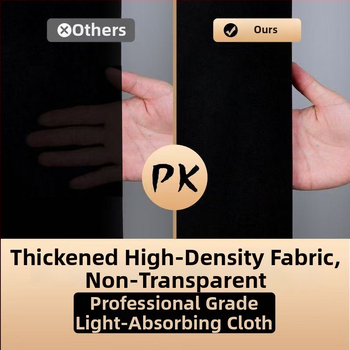 Prekės fotografijai fonas – šviesos sugeriantis audinys, flokotuotas velveto paviršius, medžiaga: audinys