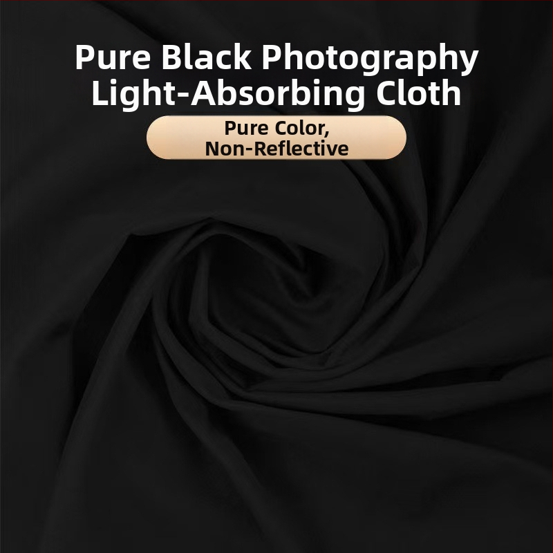 Pozadie pre fotografovanie produktov – svetlopohlcujúce tkanina, flokovaná povrchová úprava, materiál: textil