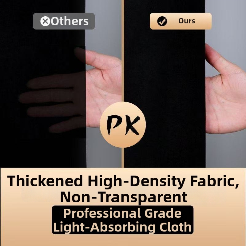 Pozadie pre fotografovanie produktov – svetlopohlcujúce tkanina, flokovaná povrchová úprava, materiál: textil