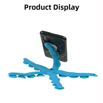 SHUNYI telefónny stojan s vákuovým prísavom vo forme chobotnice, stolný stojan v kreslenom štýle pre živé fotografovanie