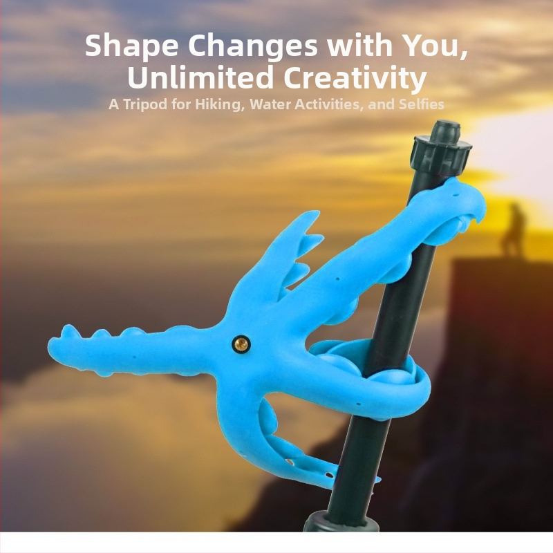 SHUNYI telefónny stojan s vákuovým prísavom vo forme chobotnice, stolný stojan v kreslenom štýle pre živé fotografovanie