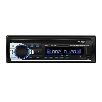 Autórádió Bluetooth MP3 lejátszó, 12V tápegység, TF-kártya és USB meghajtó támogatás, FM rádió, modell 520LCD