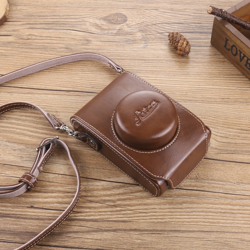 Torba za ramenski fotoaparat Passer — PU koža, vodootporna i otporna na habanje, kompatibilna s Leica fotoaparatima