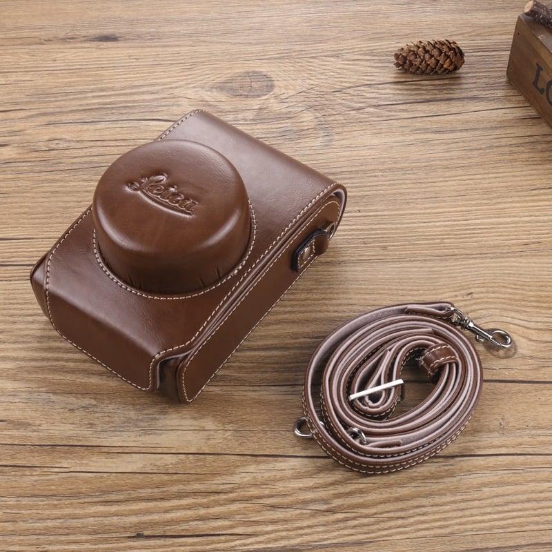 Torba za ramenski fotoaparat Passer — PU koža, vodootporna i otporna na habanje, kompatibilna s Leica fotoaparatima