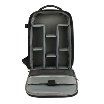 DSLR torba za fotoaparat, velika kapaciteta, višenamjenska, vodootporna, ruksak s pretincem za prijenosno računalo, najlon