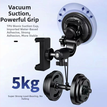 Univerzálny ABS držiak do auta s vákuovou podložkou pre navigáciu, selfie a živé vysielanie