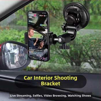 Univerzálny ABS držiak do auta s vákuovou podložkou pre navigáciu, selfie a živé vysielanie
