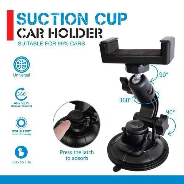 Univerzálny ABS držiak do auta s vákuovou podložkou pre navigáciu, selfie a živé vysielanie