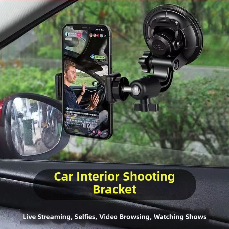 Univerzálny ABS držiak do auta s vákuovou podložkou pre navigáciu, selfie a živé vysielanie
