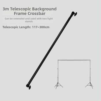 Telescopický rám na fotografické pozadie – hliníková zliatina, nosnosť 2–5 kg, model YX-BJJ008, Kailin