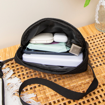 Dámska viacúčelová taška na rameno/pás – leto 2024, Oxford látka, zips, vrecko na telefón