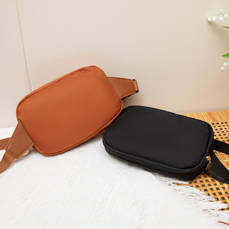 Dámska viacúčelová taška na rameno/pás – leto 2024, Oxford látka, zips, vrecko na telefón