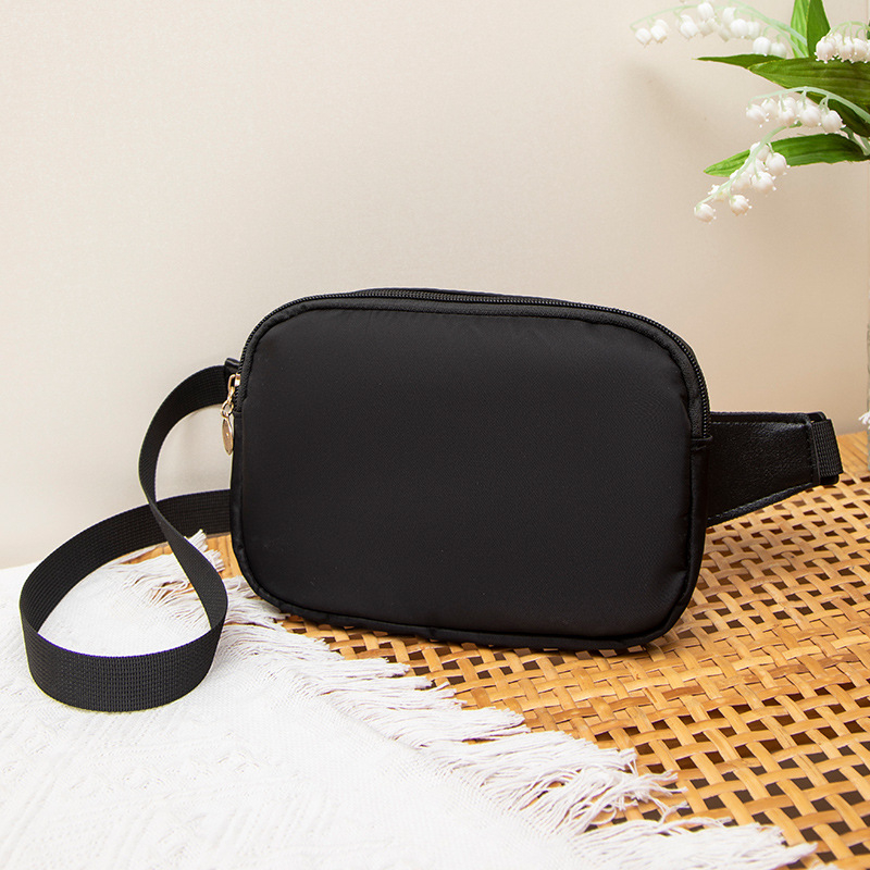 Dámska viacúčelová taška na rameno/pás – leto 2024, Oxford látka, zips, vrecko na telefón