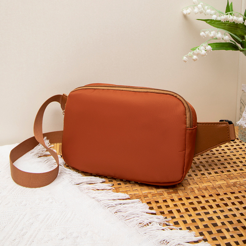 Dámska viacúčelová taška na rameno/pás – leto 2024, Oxford látka, zips, vrecko na telefón