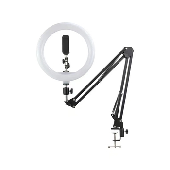 Μεταλλικός στήριξης κινητού για λήψεις από πάνω — πτυσσόμενος επιτραπέζιος βραχίονας, καθολικός, για βιντεοσκοπήσεις, μεταδόσεις και διδασκαλία καλλιγραφίας με φωτισμό