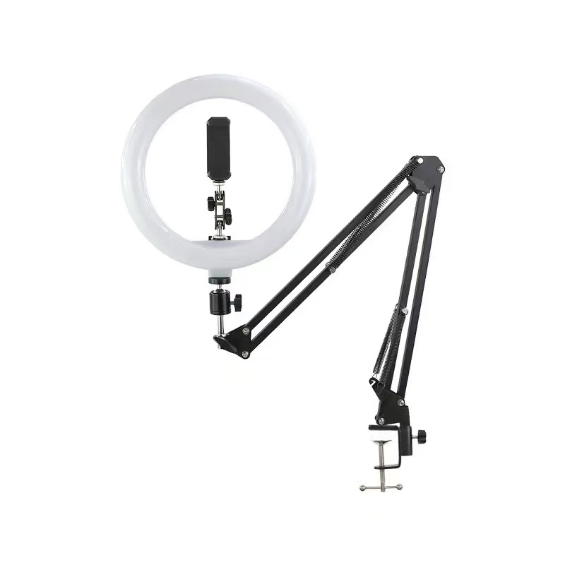 Μεταλλικός στήριξης κινητού για λήψεις από πάνω — πτυσσόμενος επιτραπέζιος βραχίονας, καθολικός, για βιντεοσκοπήσεις, μεταδόσεις και διδασκαλία καλλιγραφίας με φωτισμό