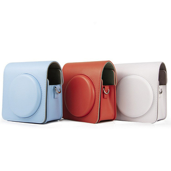 PU kožna torbica za fotoaparat, crossbody stil, s anti-velvet unutarnjom podstavom i zakrivljenim remenom za rame