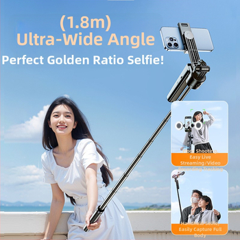 Stabilizátor pre telefón s 360° otáčaním, sledovanie tváre, diaľkové ovládanie, Bluetooth, hliníková zliatina