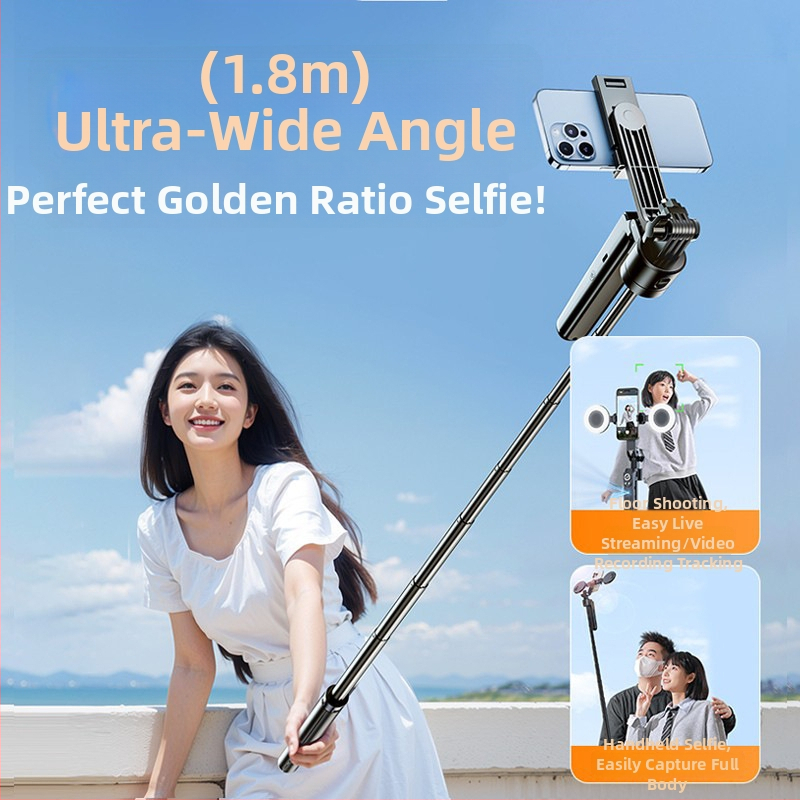 Stabilizátor pre telefón s 360° otáčaním, sledovanie tváre, diaľkové ovládanie, Bluetooth, hliníková zliatina