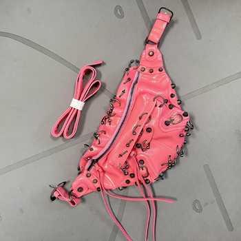 PU crossbody torba sa zatvaračem, mehka konstrukcija, poliester podstava, skrivena džep sa zatvaračem i džep za telefon – proljeće 2025