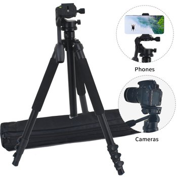 Stativ za noćno ribolovno osvjetljenje, aluminijski spoj, nosivost 6–10 kg, 3D gimbal, 4-dijelni dizajn, pločica brzog oslobađanja