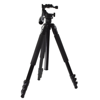 Stativ za noćno ribolovno osvjetljenje, aluminijski spoj, nosivost 6–10 kg, 3D gimbal, 4-dijelni dizajn, pločica brzog oslobađanja