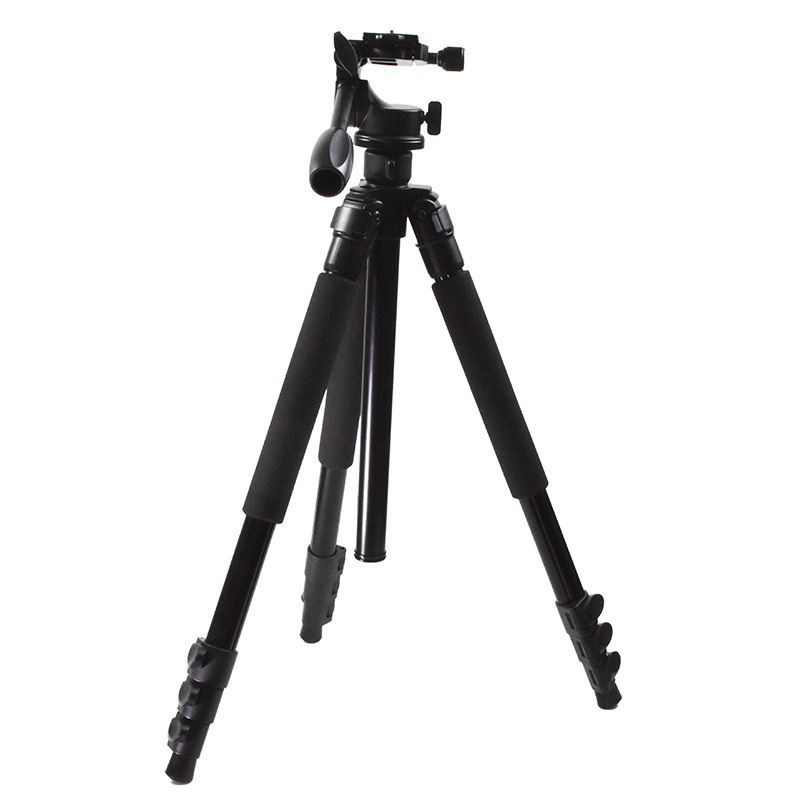 Stativ za noćno ribolovno osvjetljenje, aluminijski spoj, nosivost 6–10 kg, 3D gimbal, 4-dijelni dizajn, pločica brzog oslobađanja