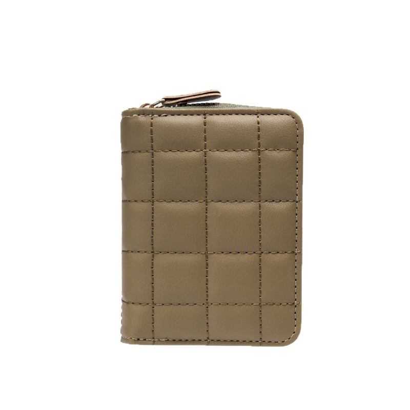 Ženski PU novčanik sa zatvaračem — ultra lagan, otporan na habanje, podloga od sintetičke kože, gradski minimalistički stil, jednobojni uzorak.