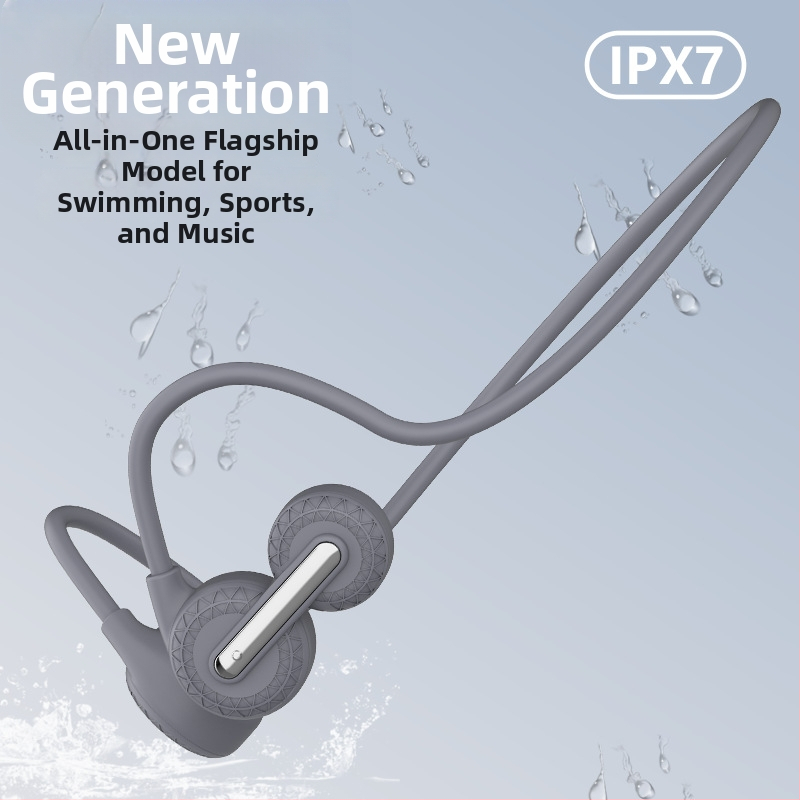 S700 Bezdrôtové slúchadlá s kostnou konduktivitou pre beh | Bluetooth 5.4, IPX7 vodeodolné, viac ako 8 hodín výdrže, 15 m dosah