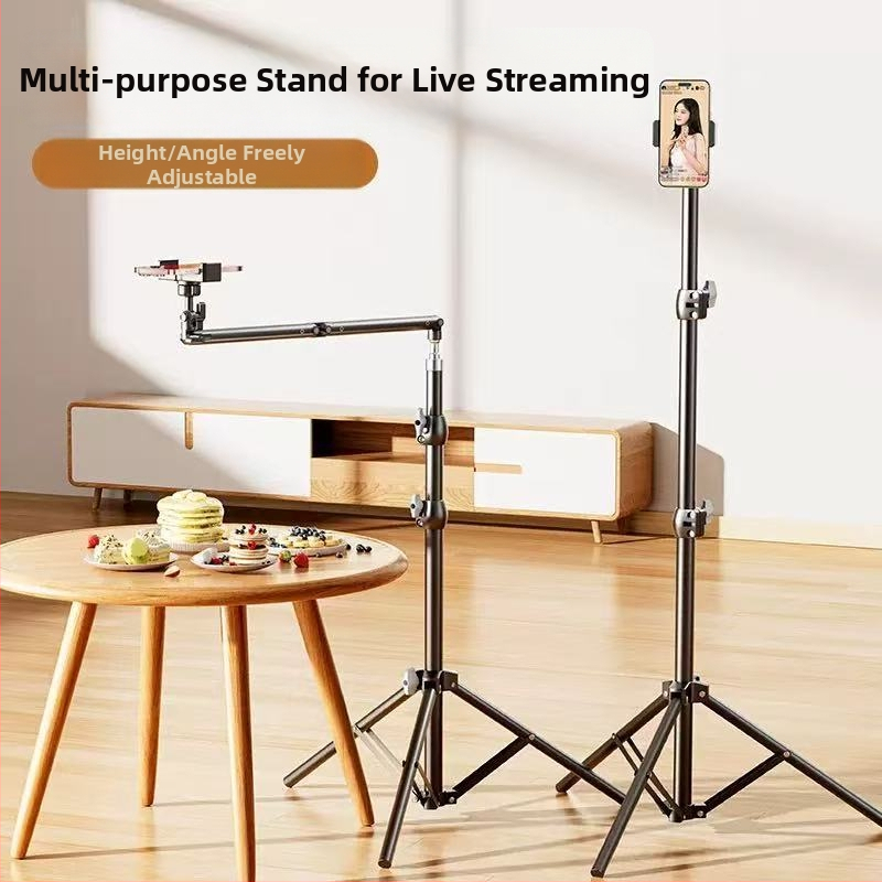 Nadstojan na telefón pre natáčanie – kovová konštrukcia, nosnosť 4 kg, pracovná výška 49–280 cm, priemer rúry 2.1/2.6/2.8 m, 2 sekcie