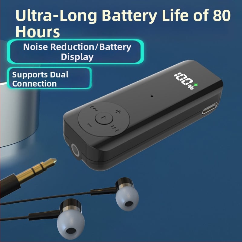 Căști Bluetooth Lavalier • autonomie 0–4 h • rază de 10 m • IPX4 • Bluetooth 2.0