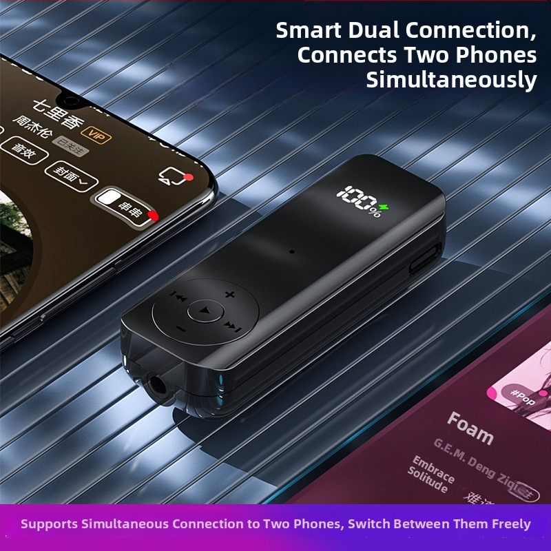 Căști Bluetooth Lavalier • autonomie 0–4 h • rază de 10 m • IPX4 • Bluetooth 2.0