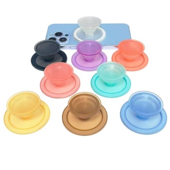 JIAwei Ленива разтегателна магнитна поставка за телефон – универсален държач за таблет, PC+TPU