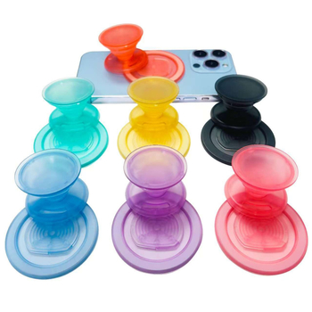 JIAwei Ленива разтегателна магнитна поставка за телефон – универсален държач за таблет, PC+TPU