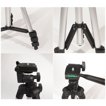 Suport trepied model 3110, 3D PTZ, Aliaj ABS de aluminiu, sarcină 2 kg, greutate 400 g