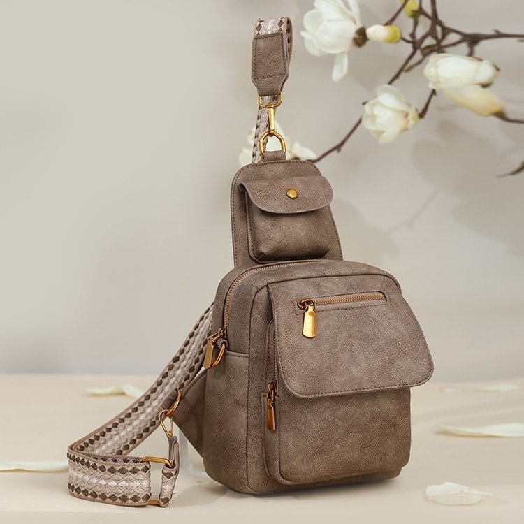 PU női crossbody táska, európai stílus, 2025 nyár, mindennapos használat